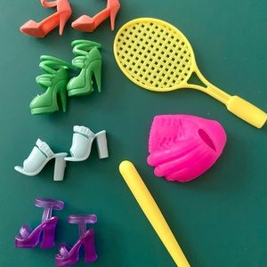 Barbie brand new shoes & accessories